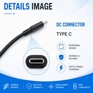 Type-<b>C</b> laptop charger 65W <b>USB</b> <b>C</b> <b>adapter</b> for Lenov 20V 3.25A notebook charger OEM ODM charger wholesale - Product Image 5