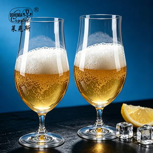 Bohemia Crystal Beer Glasses 301-400ml Lead-Free Stemmed Glass For Party - Product Image 1