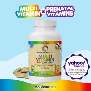DB Prenatal Dog Vitamins Suplemento multivitamínico para perros embarazadas Gatos Ácido fólico Minerales Aminoácidos Aplicación de pulgas para mascotas - Product Image 2