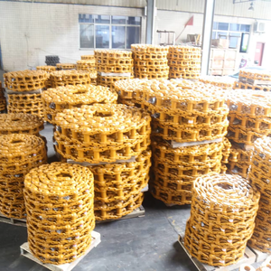 Conjunto de cadenas de orugas de paso de 250mm para <span class=keywords><strong>Hyundai</strong></span>, piezas de repuesto de tren de rodaje de excavadora, duraderas, para el tren de aterrizaje de excavadora - Product Image 1