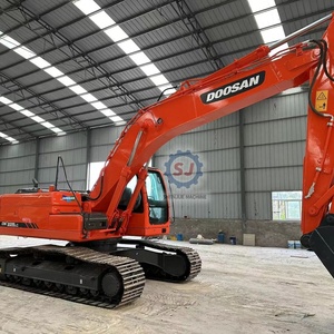 Excavadora Usada Doosan DX225 de 22 Toneladas, Excavadora de Cadenas de Segunda Mano, Modelos Doosan DX55 DX60 DX225 en Stock para la Venta - Product Image 4
