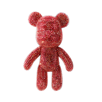 DIY Diamant Peinture Violent Ours Strass Mosaïque Fait Main Ours Artisanat voiture intérieur accessoires mignon décoration cadeau
