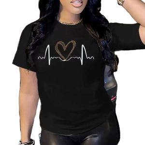 เสื้อยืดคอกลมสุดฮิต ดีไซน์ทันสมัย ผลิตตามสั่งสำหรับวันกีฬา พร้อมลายปักวิบวับด้านหน้า เหมาะสำหรับสุภาพสตรี - Product Image 1