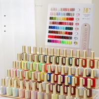 Ensemble de vernis à ongles en gel UV/LED de 64 couleurs, petite barre d'or, 15 ml avec nuancier pour utilisation en salon, art DIY, vernis à ongles en gel longue durée