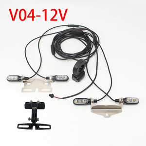 Kit de commutateur de clignotant universel V04 <span class=keywords><strong>12V</strong></span> à 72V à large tension, étanche, à LED, pour vélo électrique/scooter - Product Image 2
