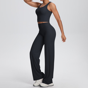 Conjunto Deportivo para Mujer, Tallas Grandes, Ropa Deportiva, Alta Elasticidad, Cintura Alta, Fitness, Gimnasio, Transpirable, Agradable al Tacto - Product Image 2