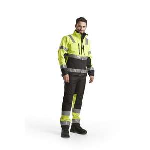 BLAKLADER - 4900251733994XL <b>Hi</b>-<b>Vis</b> <b>Softshell</b> <b>jacket</b> Yellow/Black - EAN 7330509445976 <b>HI</b>-<b>VIS</b> WORKWEAR - Product Image 3