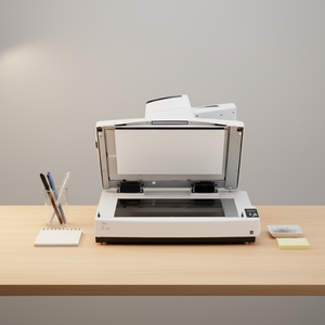 Scanner Fujitsu FI-7700 CIS <span class=keywords><strong>d</strong></span>'<span class=keywords><strong>occasion</strong></span>, couleur recto-verso, haute <span class=keywords><strong>d</strong></span>éfinition, professionnel, bureau, haute vitesse, <span class=keywords><strong>automatique</strong></span>, continu, stock - Product Image 4