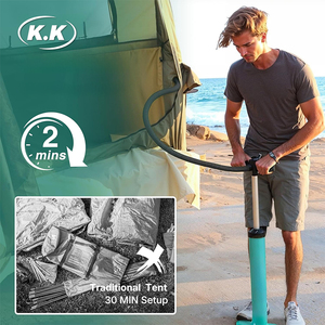 Kawagebo <span class=keywords><strong>Kamp</strong></span> (KK) 6.6' X 5.3' Gonflable 3.2 ㎡   Tente de camping multifonctionnelle en tissu Oxford pour coffre de voiture - Product Image 6