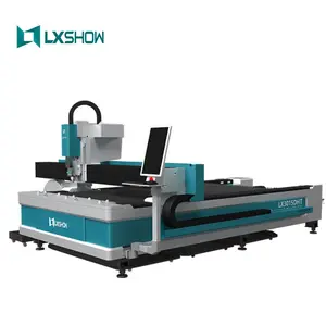 Chất lượng cao Đầu Kép sợi cắt CNC máy cắt laser tấm kim loại và ống