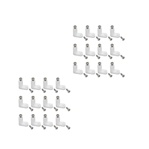 カスタムコンソールマザーボードプラスチック足<span class=keywords><strong>L</strong></span>形PCBボードスペーサー取り付け足ネジ回路基板アクセサリーDIY部品 - Product Image 6