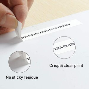 Ruban adhésif TZe 12 mm compatible avec les étiquettes <span class=keywords><strong>Brother</strong></span> TZc231 TZc 231 TZe231 TZe 231 Noir sur blanc - Product Image 6