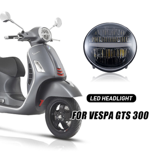 Yongjin ไฟหน้า LED พร้อมแหวนฮาโลเจนสำหรับ <span class=keywords><strong>Vespa</strong></span> GTS 200 300 - Product Image 2