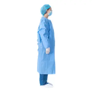 Individual Package Ce Certification Non Woven Sterile Disposable Standard Surgical Gown