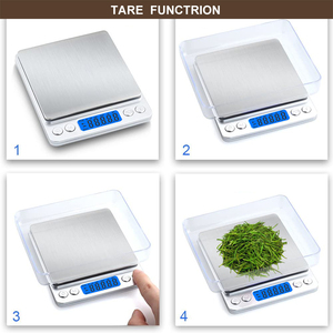 Minibáscula <span class=keywords><strong>de</strong></span> bolsillo para joyería, balanza <span class=keywords><strong>de</strong></span> acero inoxidable para café en polvo, 0,1g, 3kg - Product Image 5