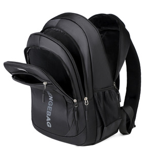 Lusenge Large Capacity Casual <b>Backpack</b> For Men Business Travel Laptop Bag 20-35L Solid Color Schoolbag - Product Image 4