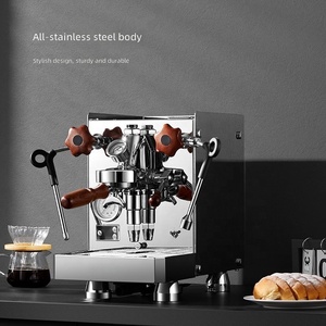 Machine à café expresso semi-automatique professionnelle classique en acier inoxydable, tête E61, 9 bars, usage commercial, 9 bars de pression - Product Image 2