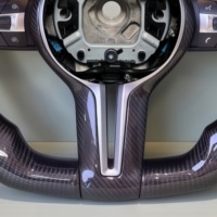 Volant en fibre de carbone pour BMW F20 F21 F52 F30 F31 F34 F10 F11 F07 F18 F06 F12 F13 F01 F02 F26 X6 F16 328i E90 E92