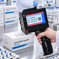 Imprimante jet d'encre portable HD à écran tactile économique pour codes QR, images et dates sur œufs – Imprimante industrielle pour entrepôts