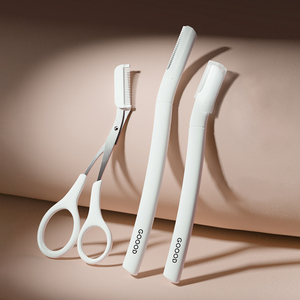 Recortadora <span class=keywords><strong>de</strong></span> <span class=keywords><strong>cejas</strong></span> segura <span class=keywords><strong>de</strong></span> precisión profesional, 3 uds., peine cortapelos para mujeres y hombres, maquinillas <span class=keywords><strong>de</strong></span> <span class=keywords><strong>afeitar</strong></span> faciales, depilación Facial - Product Image 1