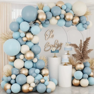 Kit <span class=keywords><strong>de</strong></span> Guirnalda <span class=keywords><strong>de</strong></span> Globos DIY Azul Polvoriento Retro, Globos <span class=keywords><strong>de</strong></span> Látex para Decoraciones Rústicas <span class=keywords><strong>de</strong></span> Primer Cumpleaños, Baby Shower, Cadena <span class=keywords><strong>de</strong></span> Globos para Fondo - Product Image 1
