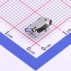 MICRO-02-G4P1-A1T2 USB Connector SMD Connector ( Connector Type: Micro-B )( Protocol Standard: USB 2.0 )( Gender: Female ) - Product Image 1