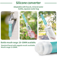 Filtre à eau de rivière pour le camping en plein air, le randonnée et la survie en cas d'urgence, kit de paille Filterwell