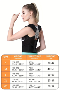 <span class=keywords><strong>Corrector</strong></span> <span class=keywords><strong>de</strong></span> <span class=keywords><strong>Postura</strong></span>, Cinturón <span class=keywords><strong>de</strong></span> Soporte Ajustable para Espalda y Hombros, <span class=keywords><strong>Corrector</strong></span> <span class=keywords><strong>de</strong></span> <span class=keywords><strong>Postura</strong></span> Superior, <span class=keywords><strong>Chaleco</strong></span> <span class=keywords><strong>de</strong></span> Soporte para Espalda - Product Image 6