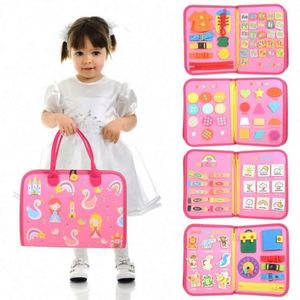 Little Swan - Juguetes Sensoriales de Viaje Interactivos de Fieltro de Lana para Niños Pequeños, para Aprender Habilidades Básicas de Vestir, Regalos Educativos para Bebés - Product Image 6