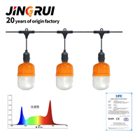 Lampu LED PAR30 COB Profesional untuk Pertumbuhan Tanaman IP65 Spektrum Penuh Dapat Diredupkan Basis E26 15W untuk Rumah Kaca, Bibit Sayuran, Bunga Dalam Ruangan