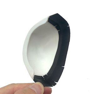 Safety Shoe Inserts Parts Plastic <strong>Toe</strong> <strong>Caps</strong> EN 22568 Removable Plastic <strong>Toe</strong> <strong>Cap</strong> with Rubber Strip for Safety Shoes 522/443/604/459 - Product Image 3