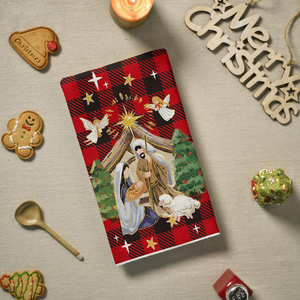 100% Cotton Giáng Sinh In Trà Khăn Tái Sử Dụng Khăn Bếp Jacquard Nén Linen Sợi Microfibre Polyester Nhà Sử Dụng - Product Image 3