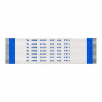 Kabel FFC 15 Pin Pitch 0.5mm Kabel FFC Tipe B 15cm Kustom 0.5mm 0.3mm Pitch 24 Pin PCB Kabel FFC untuk Layar Laptop