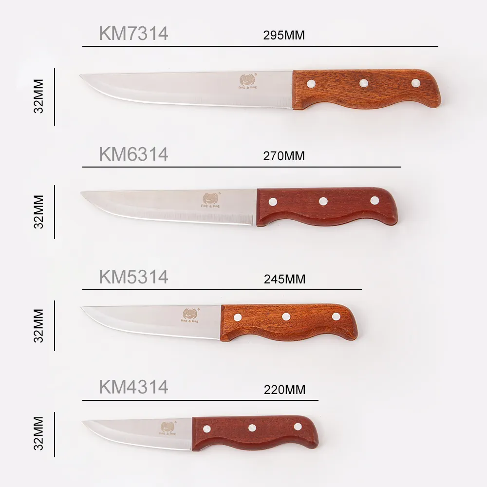 Hot Selling Cheap Kitchen Knife High Quality Kitchen Knife Wood Handle Wholesale Professional Kitchen Knife