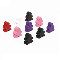 Pions de jeu en bois colorés personnalisables, mini jetons de joueur, pièces pour jeux de société, jeux de table, fête, famille, enfants, amusants, écologiques