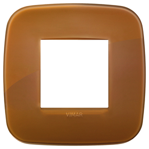 Plaque de porte Vimar Placca ronde 2M Reflex Caramel 9,5 cm - Product Image 1