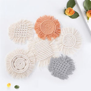 STOCK! Tapis <span class=keywords><strong>de</strong></span> tasses, tasses, dessous <span class=keywords><strong>de</strong></span> verre <span class=keywords><strong>de</strong></span> style bohème, fait à la main, napperon esthétique - Product Image 1