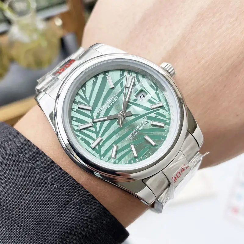 Seiko-Reloj de pulsera de acero inoxidable para hombre, pulsera de reloj de lujo con movimiento de China, 40mm, fecha de Ostia, Rolx