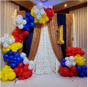 ลูกโป่งสำหรับวันเกิดรูปอุ้งเท้าลูกโป่งสีแดงสีเหลืองสีน้ำเงินสำหรับสุนัขเฝ้ายามในงานปาร์ตี้ธีมละครสัตว์ - Product Image 2