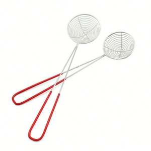 Custom Wholesale Stainless Steel Strainer Hot Pot Small Wire Strainer Home Kitchen Pearl Filter Strainer Dumpling Spoon - Product Image 3