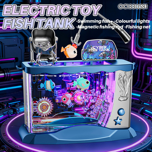 Giocattolo Elettronico Acquario con Simulazione di <span class=keywords><strong>Pesca</strong></span>, <span class=keywords><strong>Gioco</strong></span> di <span class=keywords><strong>Pesca</strong></span> Elettrico per <span class=keywords><strong>Bambini</strong></span> - Product Image 2