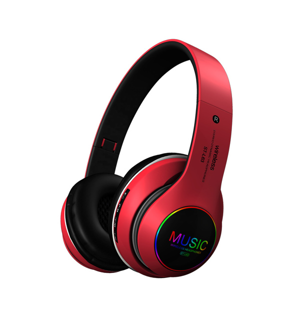 Trendy Over Ear Wireless Bluetooth Headphones Stable Signal Support TF Card Playback Hands Free Call English Voice Prompt