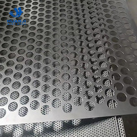 Grille métallique perforée durable en cuivre, tôle perforée en acier inoxydable 316