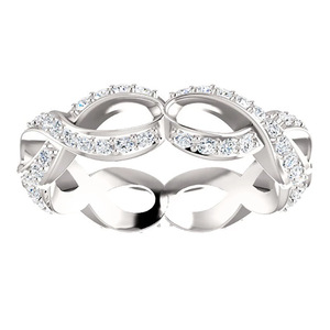 Anello da Donna F334 in Oro Bianco con Diamante Taglio Brillante Rotondo Colore G Naturale Gioiello di Fidanzamento - Product Image 2