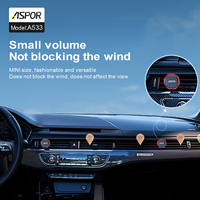 Aspor A525 Support de téléphone pour voiture avec aimant puissant et support de téléphone à rotation de 360 pour téléphone portable