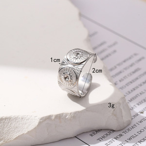 Groothandel Hot Sale Verstelbare Opening Staal Kleur Roestvrij Staal Mode Fijne Sieraden Ringen Voor Dames Heren Dagelijkse Geschenkringen - Product Image 5
