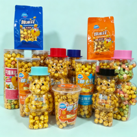 Fabrieksgroothandel popcorn bulk zak tank fles roomkaramel fruit smaak aangepaste smaak OEM service popcorn 180g/popcorn