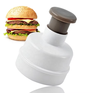 Gadgets de cuisine Presseur à hamburger Moule en plastique pour la fabrication de galettes de hamburgers Presse à viande multifonction - Product Image 2