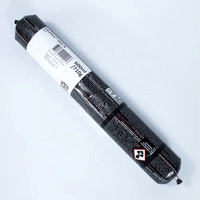 Scellant polyuréthane 265 haute performance, adhésif élastique pour pare-brise, noir, 600 ml
