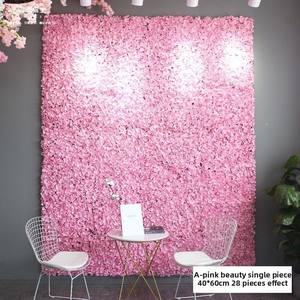Pared de flores 3D 3D de celebridades de <span class=keywords><strong>Internet</strong></span> para arreglos de boda, pared de fondo de pared de planta decorativa de rosas artificiales para Pascua - Product Image 6